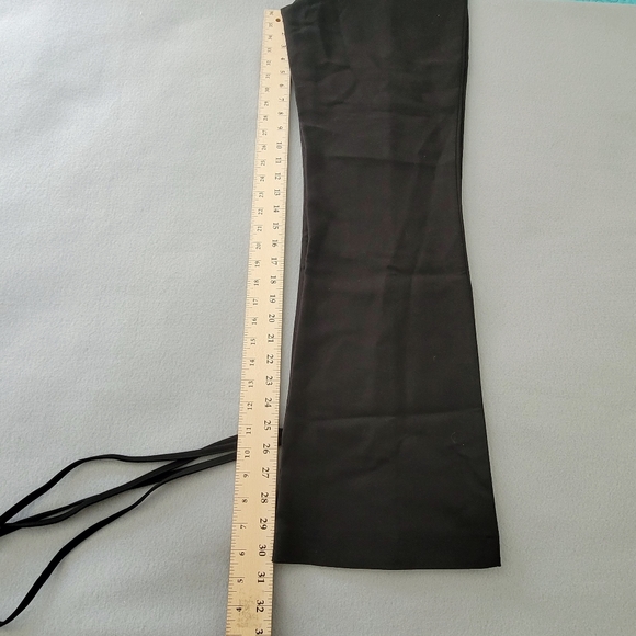 4Th Reckless Womens Pull On Slash Pockets Black  Pant Ties On Ankles Size SMALL - Picture 6 of 15